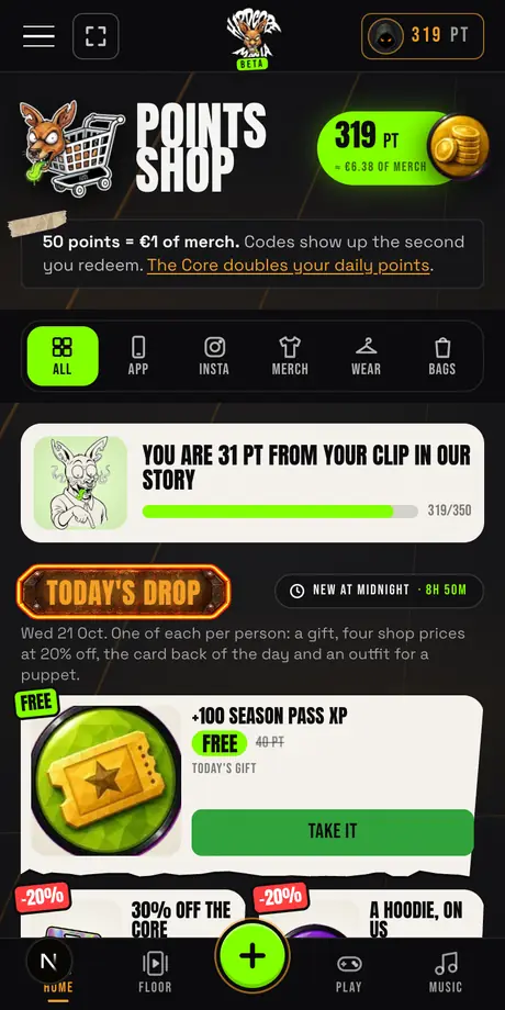 The Points Shop