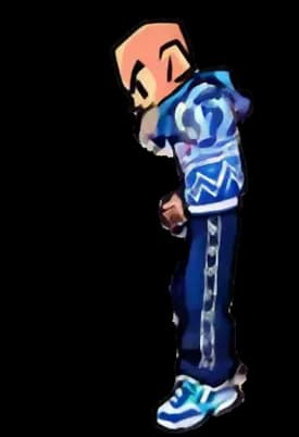 BAS, Gabber Ninho drawn as his character in the app